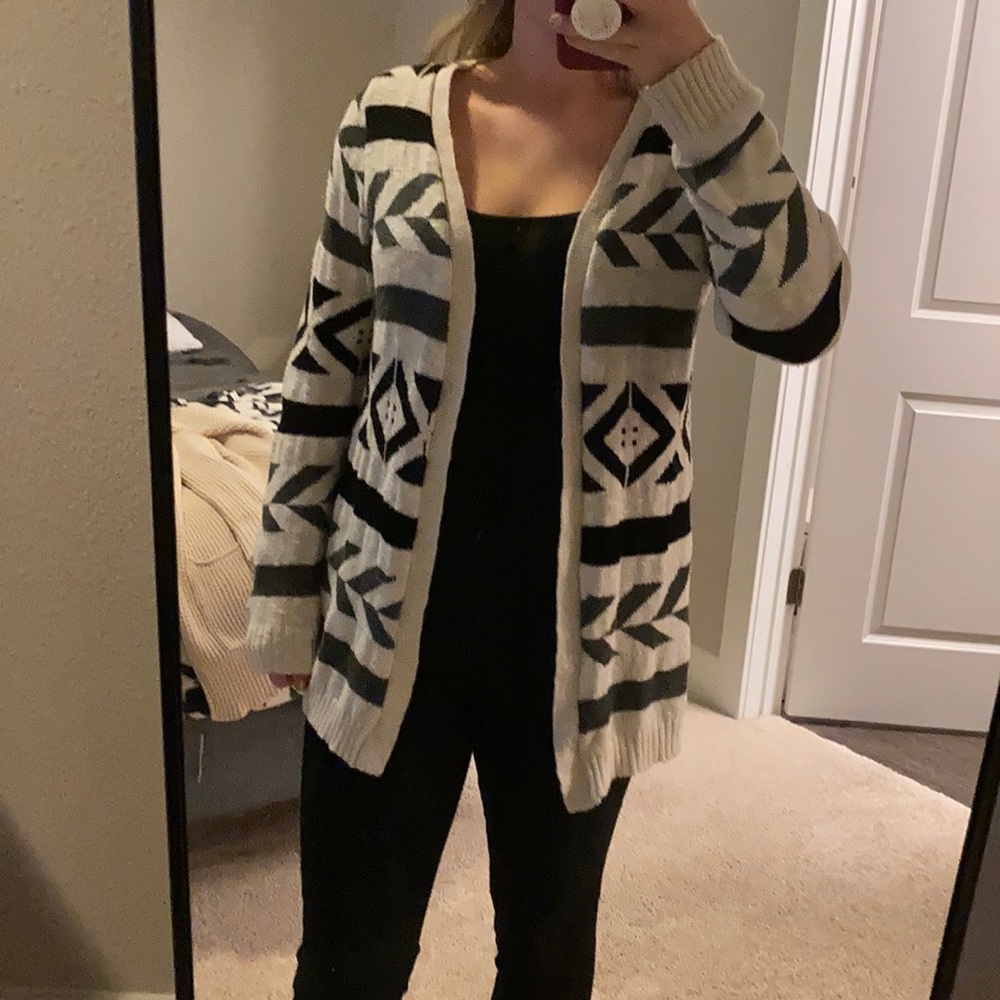 Long Aztec sweater